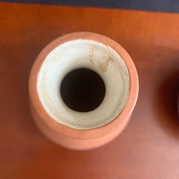 2 Hand crafted Hand Thrown clay Southwest Pottery vase & bowl set, Signed JBL - Picture 5 of 16